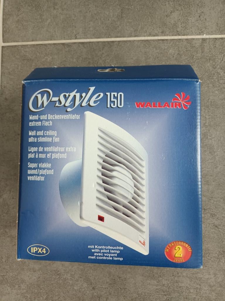 Ventilator W-style 150, Ophalen