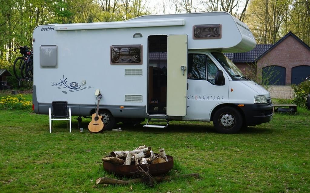 Camping-car Fiat Dethleffs 2.8 JTD – 6 places carte grise /, Fiat, Boîte manuelle, Jusqu'à 6, Diesel