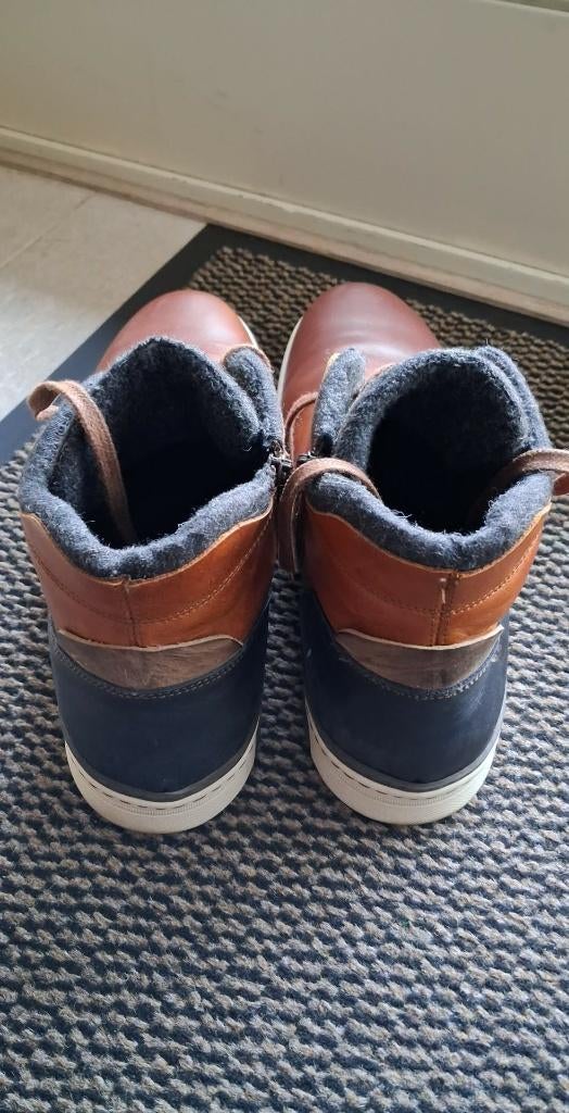 herenschoenen met rits, Bruin, Overige typen, Ophalen of Verzenden, Zo goed als nieuw