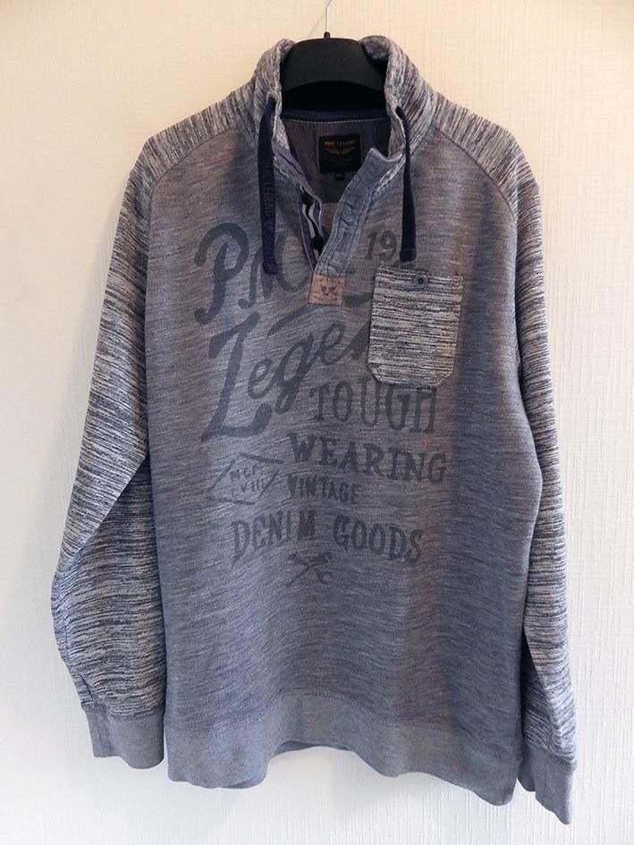 Grijze PME Herensweater met Lange Mouwen., Ophalen, Maat 56/58 (XL), Zo goed als nieuw, PME Legend