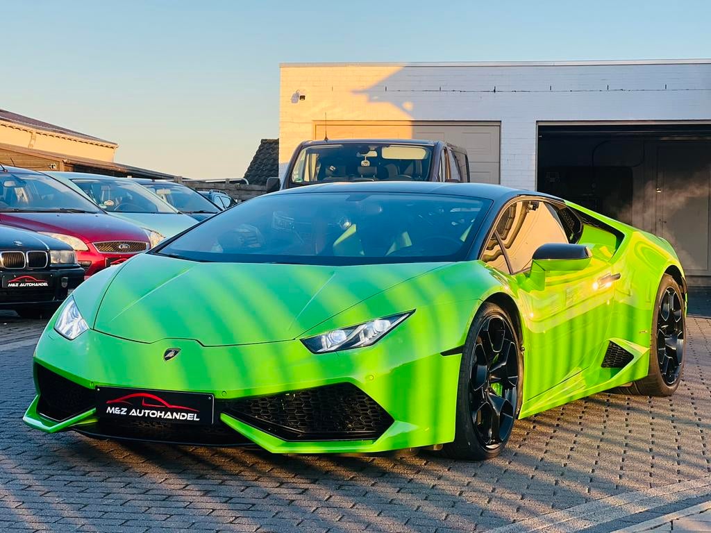 Lamborghini Huracan LP610 * BTW WAGEN !!, Auto's, Lamborghini, Automaat, USB, Euro 6, Leder