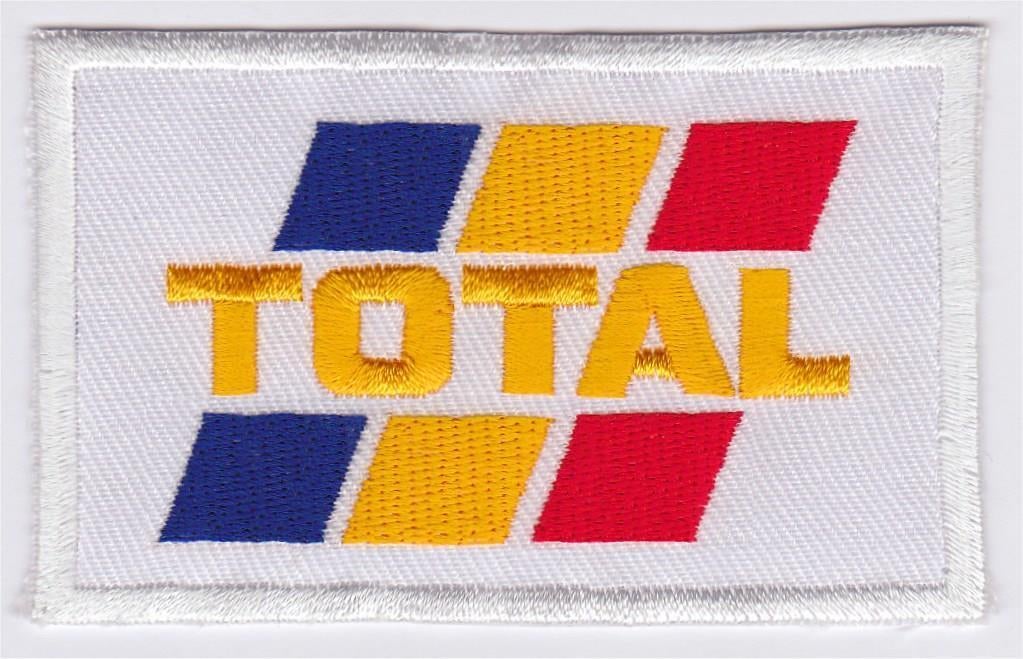 Total stoffen opstrijk patch embleem #1, Motos, Accessoires | Autocollants, Envoi