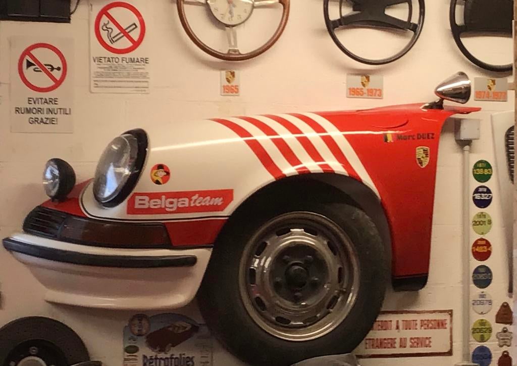 ELEMENT MURAL DECORATIF PORSCHE 911, Enlèvement, Avant, Porsche