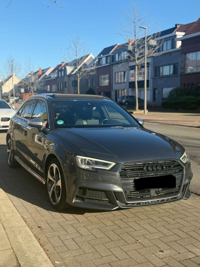 Audi a3 S-line 2.0 TDI 184 pk/ quattro, Auto's, Automaat, Alcantara, Particulier, Zilver of Grijs