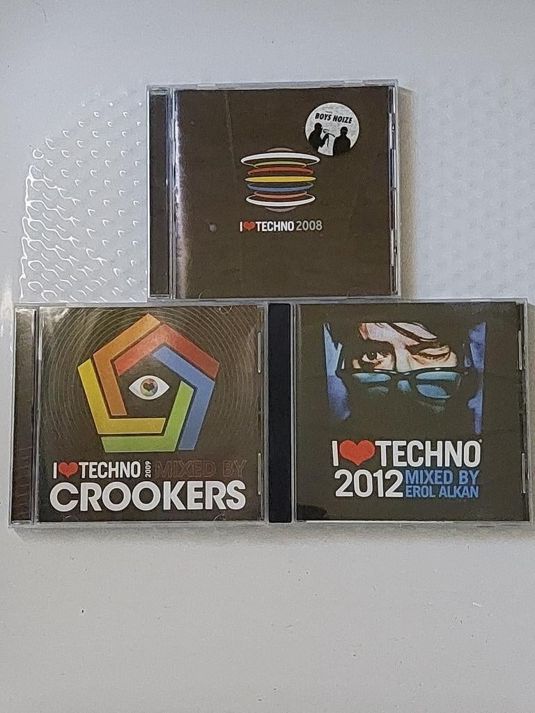 I LOVE TECHNO 2008+2009+2012, Cd's en Dvd's, Verzenden