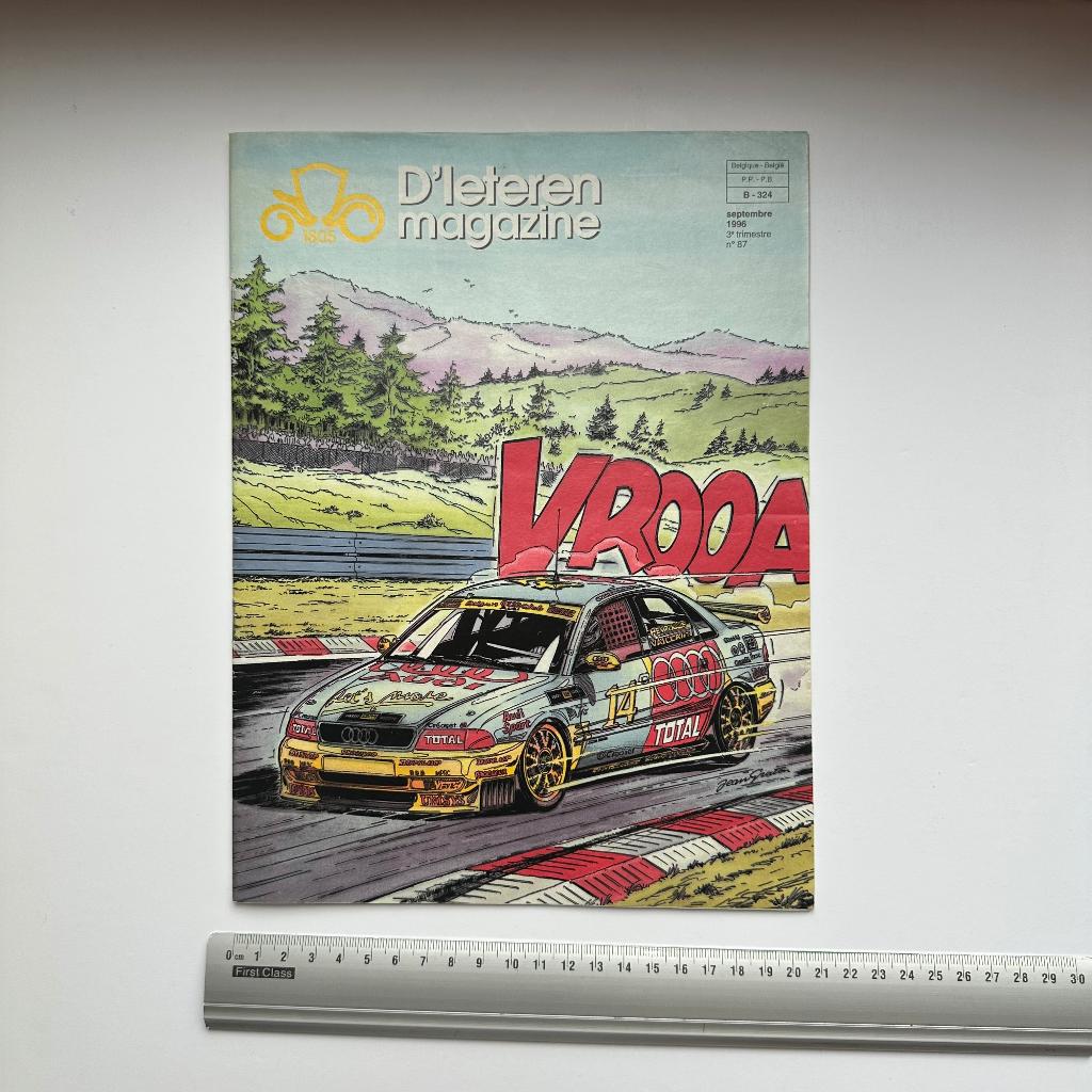 Graton : Michel Vaillant D’Ieteren Magazine septembre 1996, Envoi, Autres personnages, Neuf, Livre ou Jeu