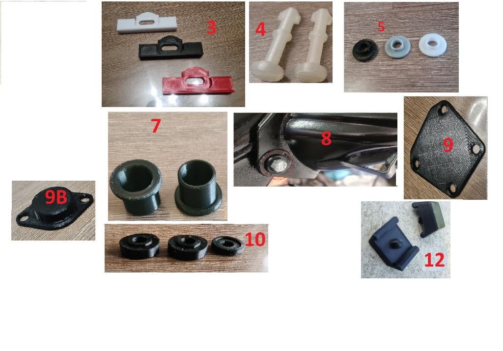 HONDA CAMINO PIECE DE MONTAGE IMP 3D, Vélos & Vélomoteurs, Enlèvement ou Envoi, Neuf, Réservoir