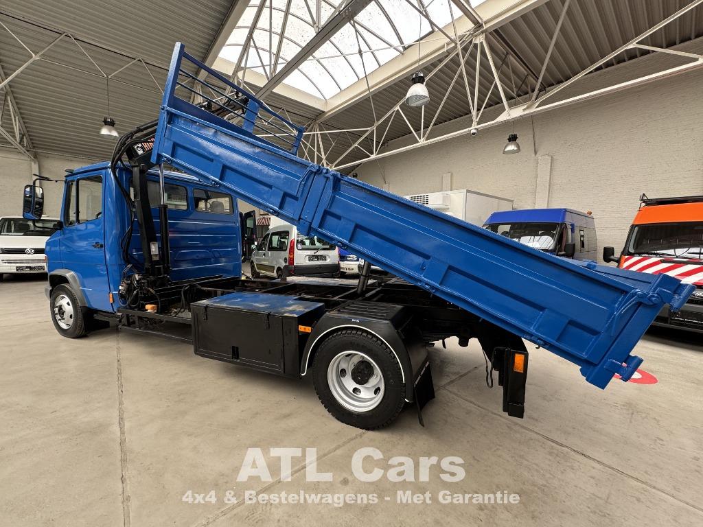 Mercedes-Benz VARIO 814D | KIPPER | KRAAN | 1J GARANTIE, Zwart, Blauw, Bedrijf, 2 zetels