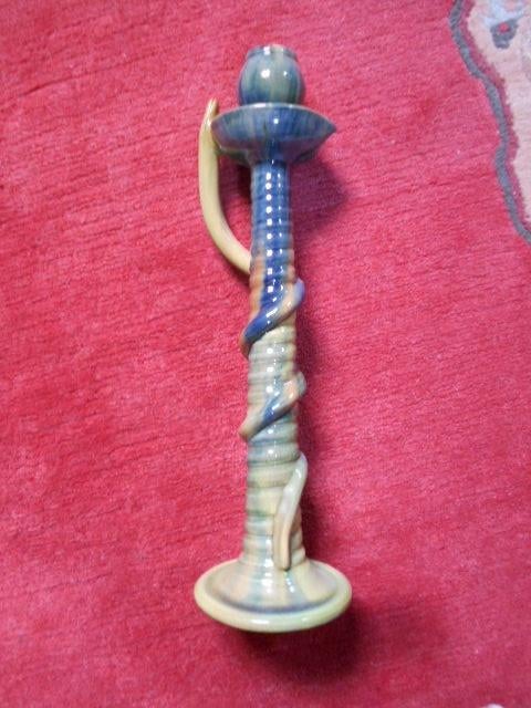 vlaams aardewerk, grote kandelaar, Antiek en Kunst, Ophalen of Verzenden