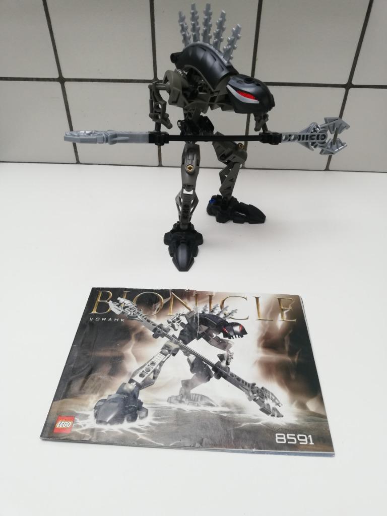 lego 8591 bionicle Vohrak, Ophalen of Verzenden, Complete set, Lego