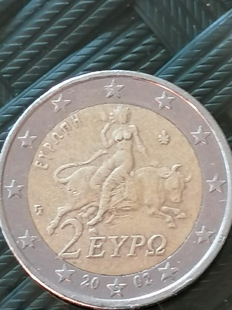 munt Griekenland S in ster en punt boven 2, Timbres & Monnaies, Monnaies | Europe | Monnaies euro, Enlèvement, Grèce, 2 euros