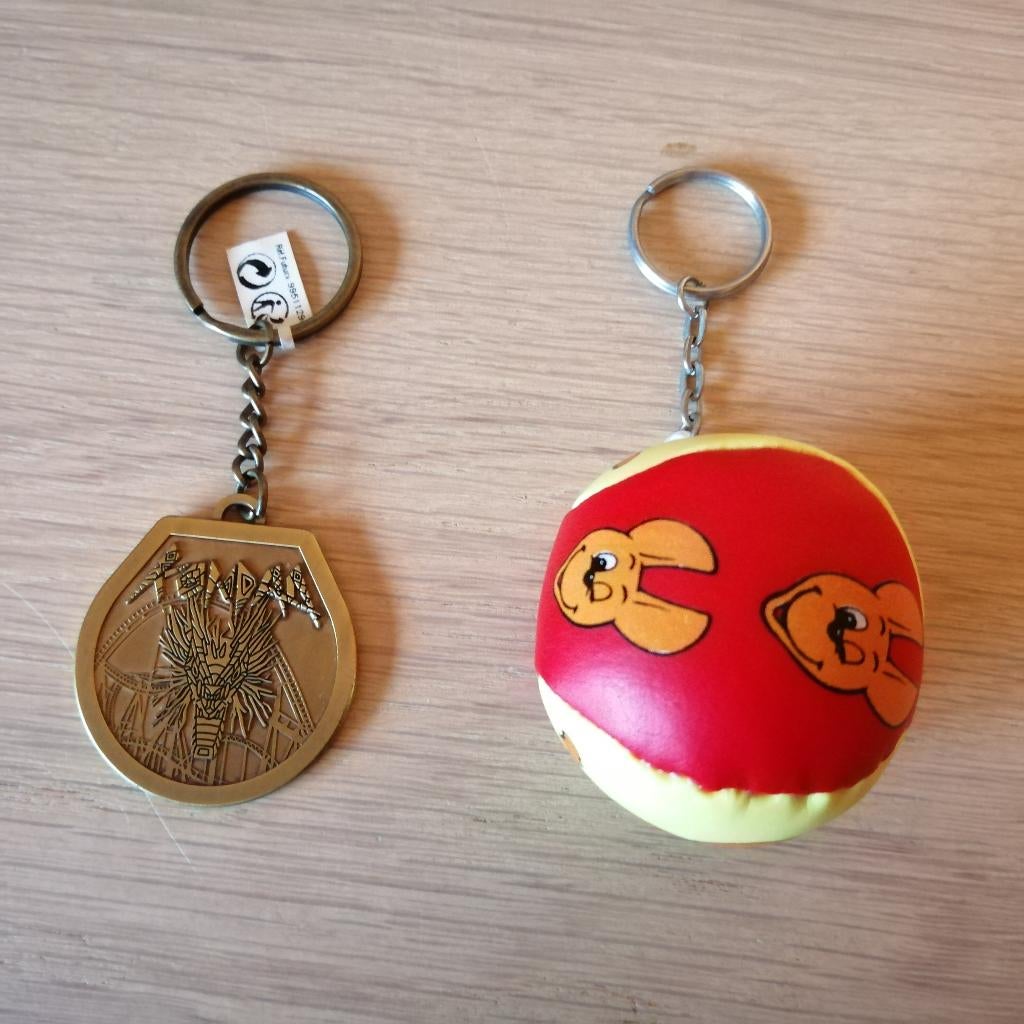 2 sleutelhangers Walibi, Collections, Enlèvement ou Envoi, Comme neuf