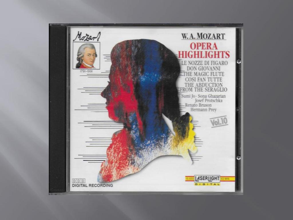 Mozart – Opera Highlights, CD & DVD, Enlèvement ou Envoi, Comme neuf, Opéra ou Opérette