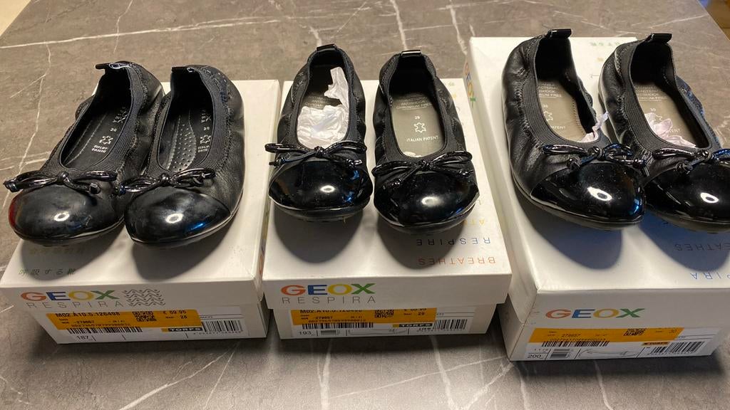 Ballerina schoentjes 28/29/30. Geox. Als nieuw!, Meisje, Schoenen, Ophalen of Verzenden, Zo goed als nieuw