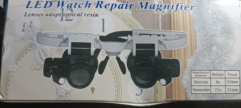 Lunettes Avec Loupe A LED, Hobby & Loisirs créatifs, Loupes & Lampes loupes, Enlèvement ou Envoi, Neuf, Lampe loupe