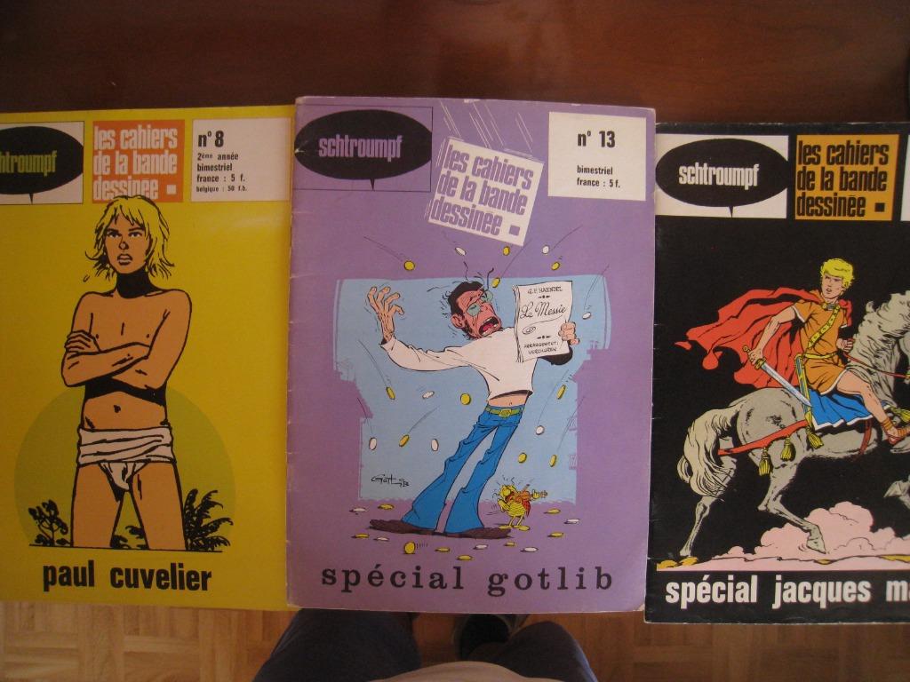 cuvelier gotlib martin alix BD schtroumpf, Livres, Plusieurs BD, Enlèvement ou Envoi, Comme neuf, Jacques Martin