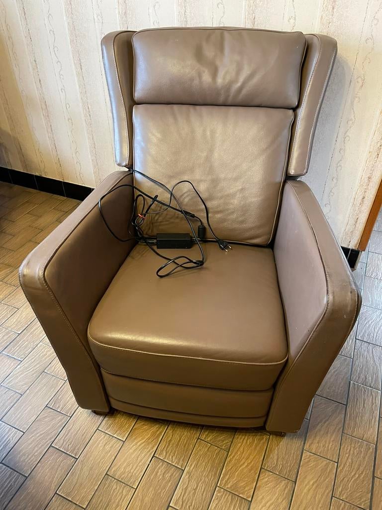 Elektrische relax zetel, Huis en Inrichting, Fauteuils, Ophalen, Gebruikt