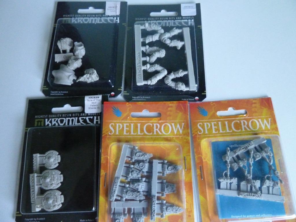 Warhammer 40K: Space wolves " Lot Bitz Résine " 5 Btes, Ophalen, Nieuw, Warhammer 40000, Figuurtje(s)