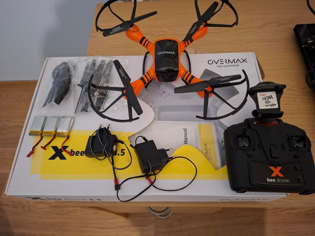 Overmax xbee drone, Hobby en Vrije tijd, Modelbouw | Radiografisch | Helikopters en Quadcopters, Ophalen of Verzenden, Zo goed als nieuw