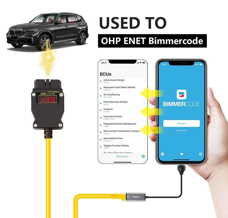 GODIAG GT109 DOIP ENET kabel | ISTA XENTRY ODIS ESYS BM+ JLR, Ophalen of Verzenden, Nieuw