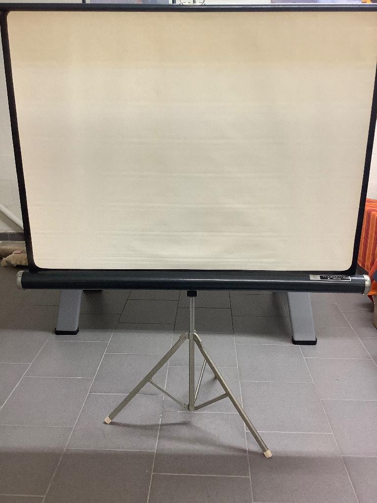 Ecran de projéction vintage, TV, Hi-fi & Vidéo, Enlèvement, Manuel, Utilisé