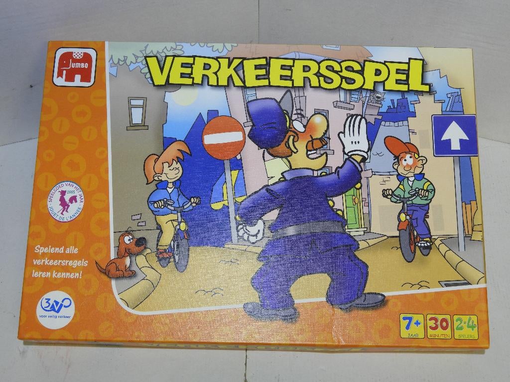 Gezelschapsspel "Verkeersspel", Een of twee spelers, Ophalen of Verzenden, Zo goed als nieuw, Jumbo