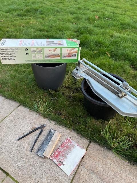 coupe-carreaux + kit, Bricolage & Construction, Enlèvement, Comme neuf