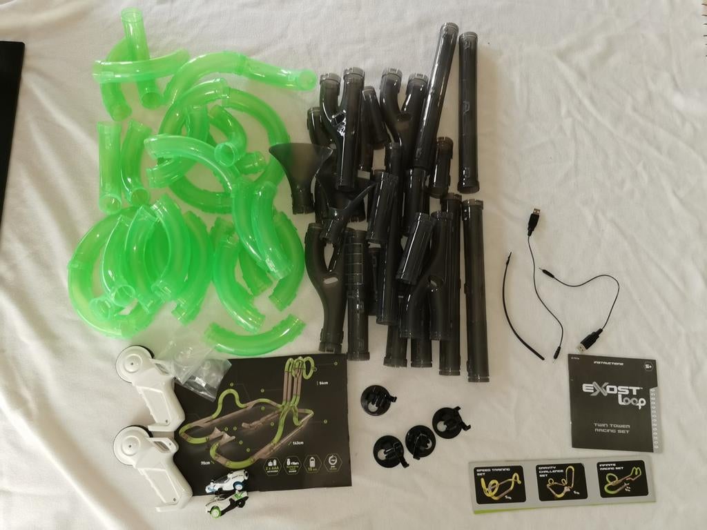 Loop racing twin tower set, Ophalen of Verzenden, Zo goed als nieuw