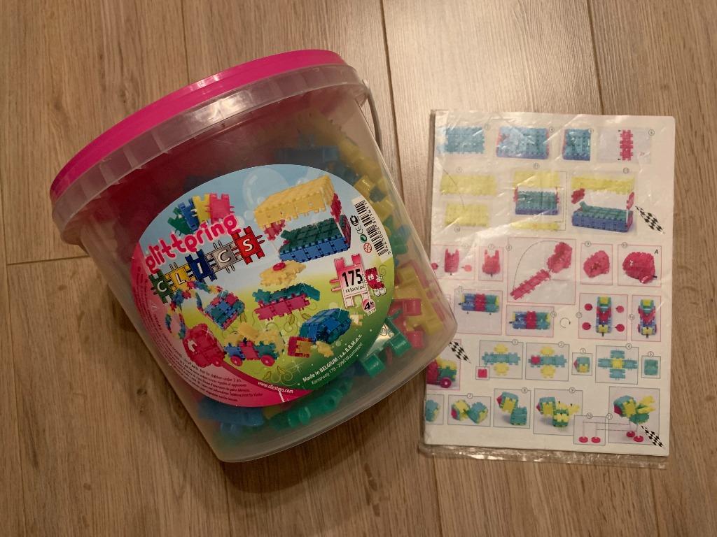 Glitter clicks, Kinderen en Baby's, Speelgoed | Bouwstenen, Ophalen, Zo goed als nieuw