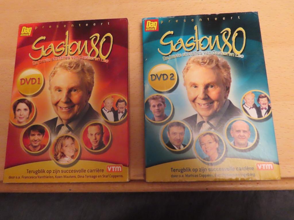 Gaston 80  DVD DEEL 1 EN 2 (per lot of per stuk) De beste sk, Alle leeftijden, Boxset, Ophalen of Verzenden, Zo goed als nieuw
