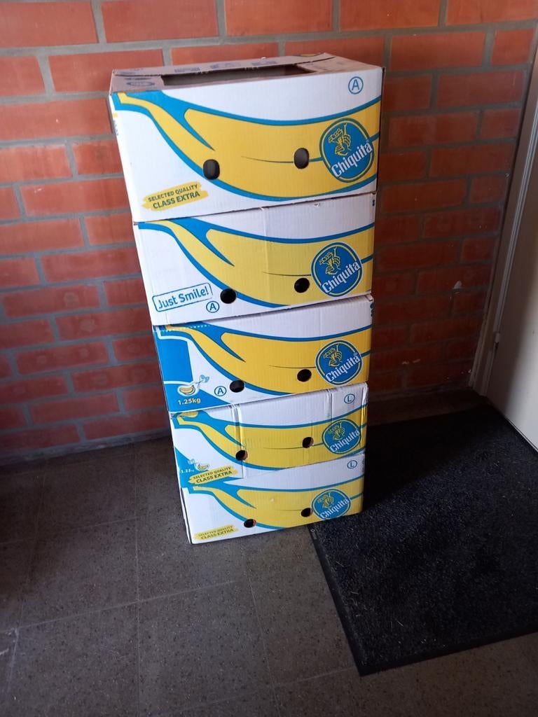 Stevie bananendozen, Doe-het-zelf en Bouw, Kratten en Dozen, Ophalen, Zo goed als nieuw