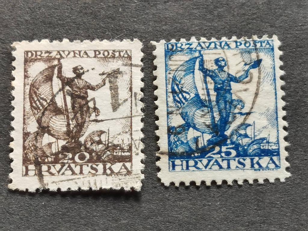 La Croatie  partie du Royaume de Yougoslavie 1919, Enlèvement ou Envoi, Yougoslavie, Affranchi