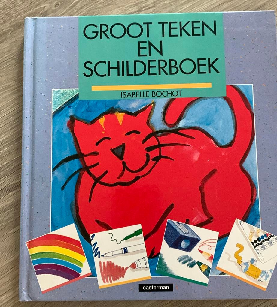 Groot teken en schilderboek, Ophalen of Verzenden, Zo goed als nieuw, Non-fictie