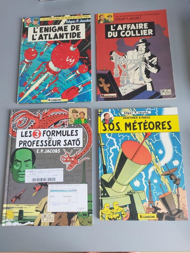 Blake et Mortimer divers titres Jacobs, Série complète ou Série, Enlèvement ou Envoi, Comme neuf