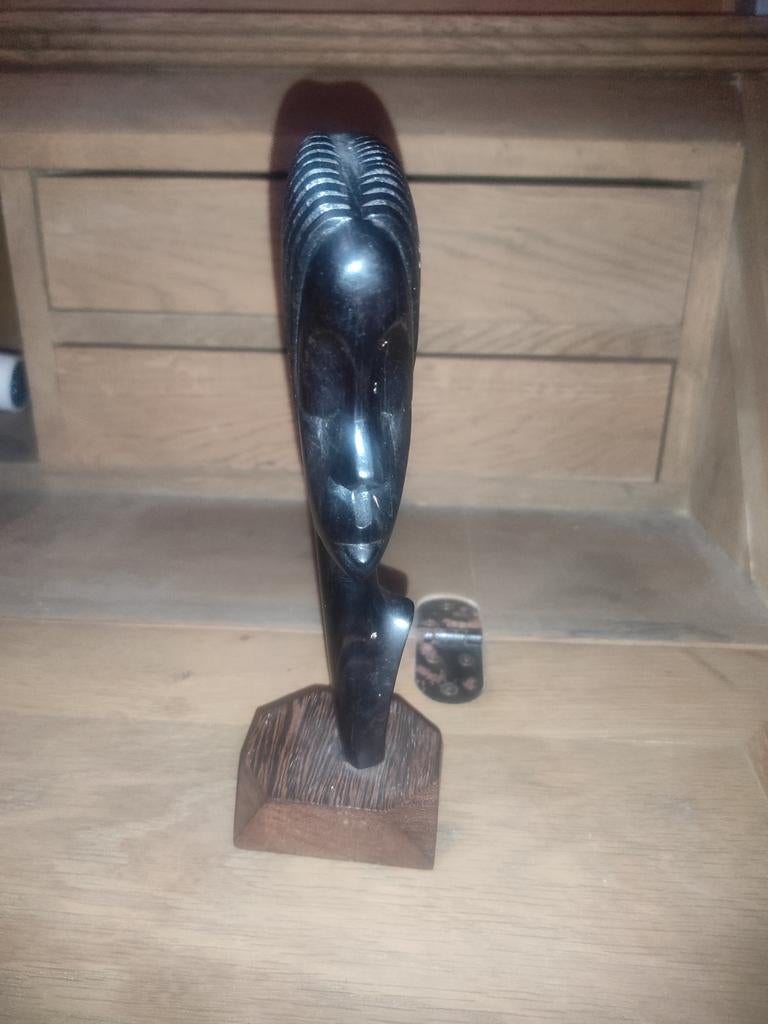 Statue africaine en buste moderne 23cm, Enlèvement