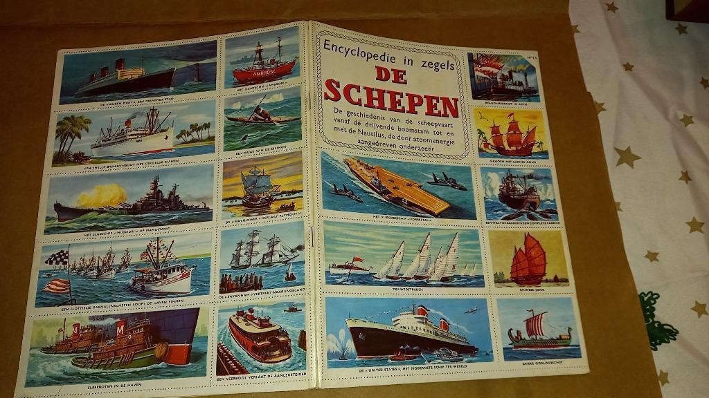 encyclopedie in zegels : de schepen, Boeken, Ophalen of Verzenden, Zo goed als nieuw, Diverse auteurs, Plaatjesalbum