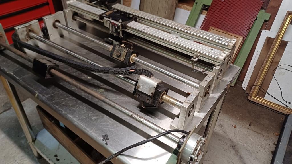 Lineaire aandrijving met spindel en geleiding, Doe-het-zelf en Bouw, Ophalen of Verzenden