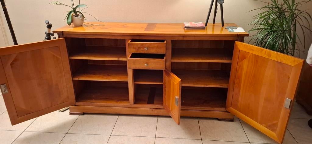 1 lot de 3 magnifiques meubles en bois de merisier, Enlèvement