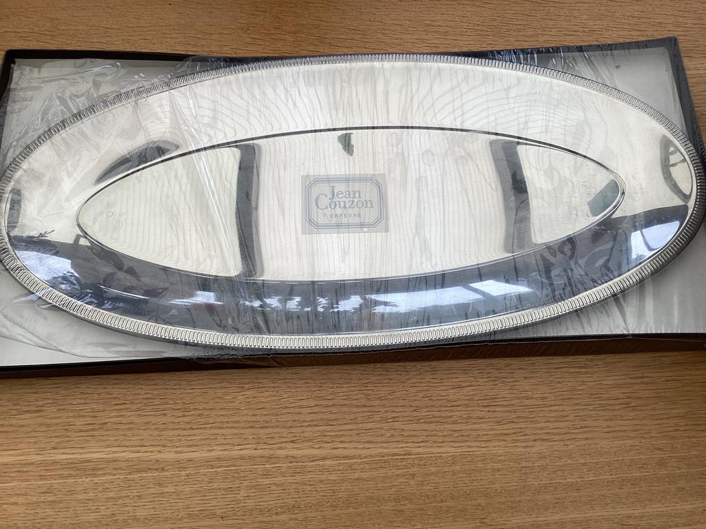 Jean Couzon inox schotel, Huis en Inrichting, Ophalen of Verzenden, Nieuw, Overige materialen, Schaal of Schalen