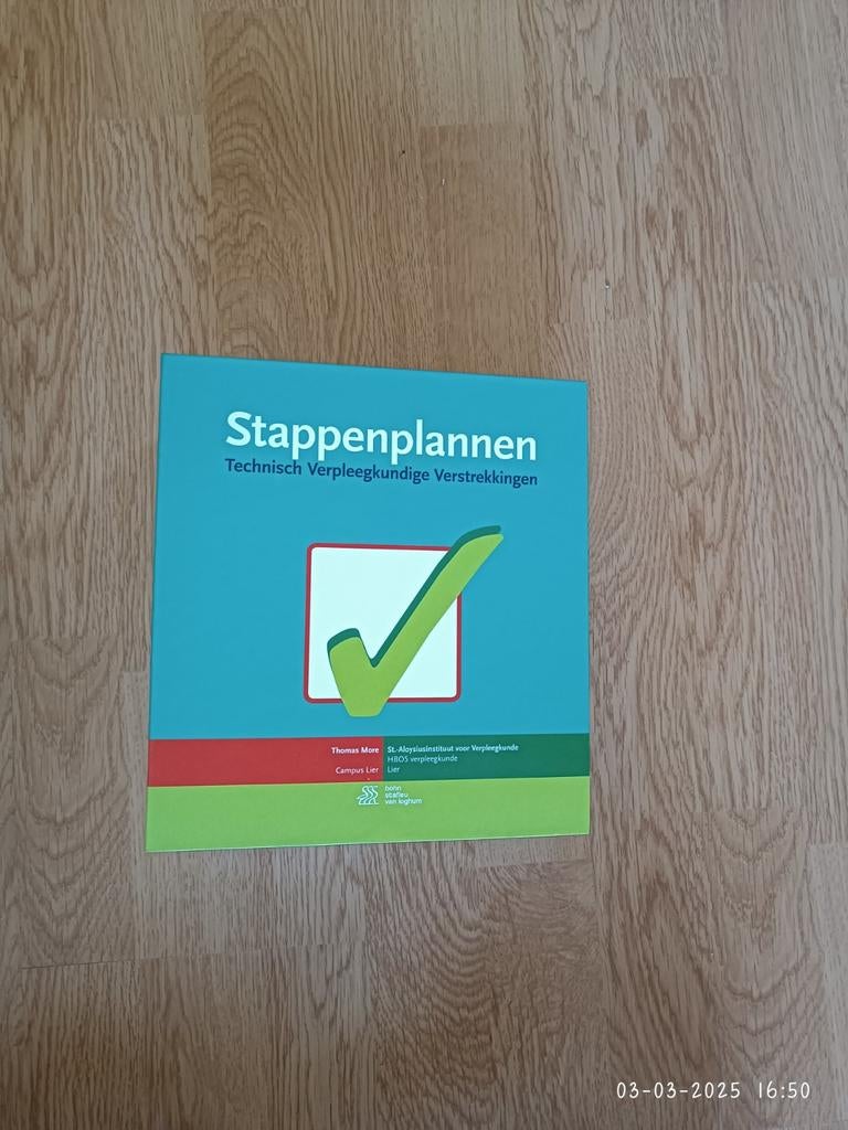 Stappenplannen Technisch Verpleegkundige Handelingen, Boeken, Ophalen, Bohn stafleu van Loghum, Biologie, Zo goed als nieuw