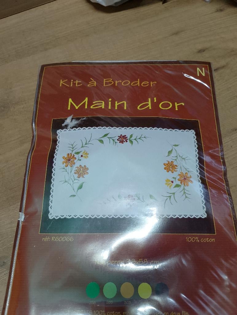 napperon borduurpakket, Enlèvement, Neuf, Broderies à la main, Set à broder