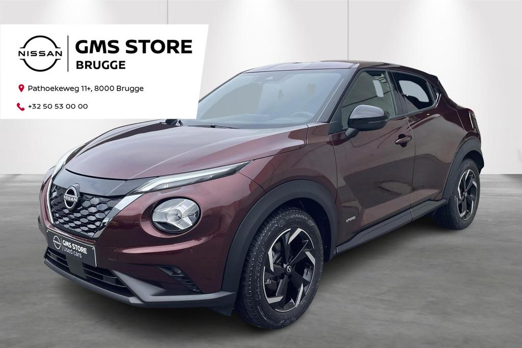Nissan Juke 1.6 Hybrid 145 N-Connecta directiewagen 4000 kms, Auto's, Stof, Gebruikt, 750 kg, 4 cilinders