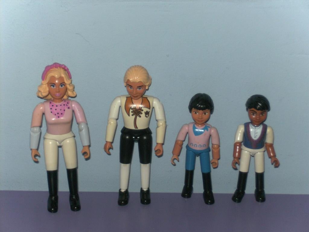 4 Lego belville poppetjes., Ophalen of Verzenden, Gebruikt, Lego