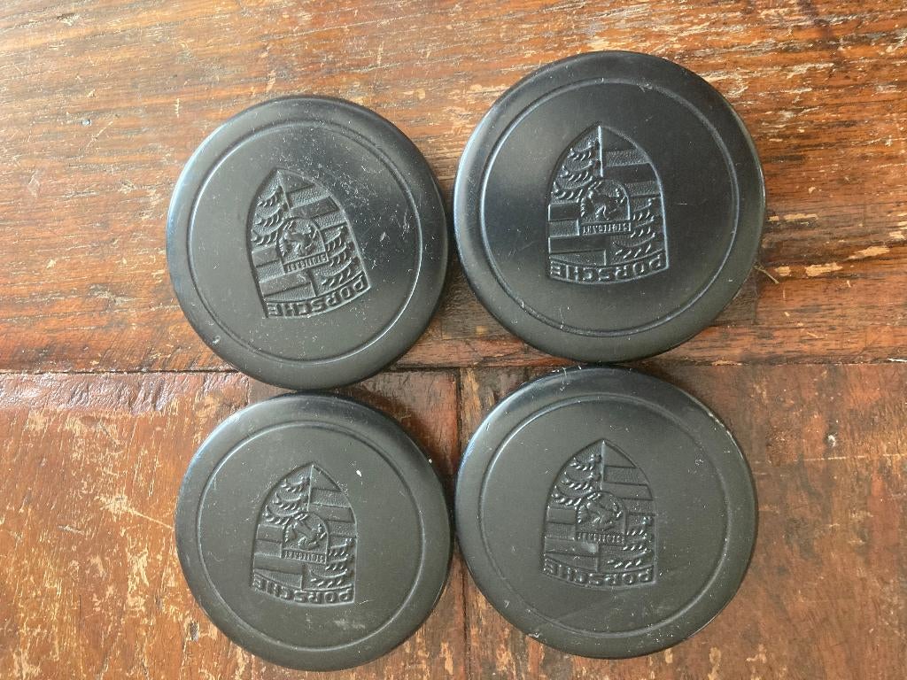 Capuchons de moyeu Porsche Fuchs 4 pièces Original, Enlèvement ou Envoi, Utilisé, Porsche