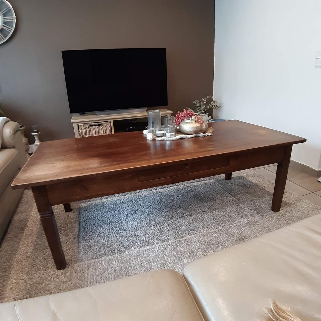 Zware antieke salontafel, Ophalen, Gebruikt, 50 tot 75 cm, 50 tot 100 cm