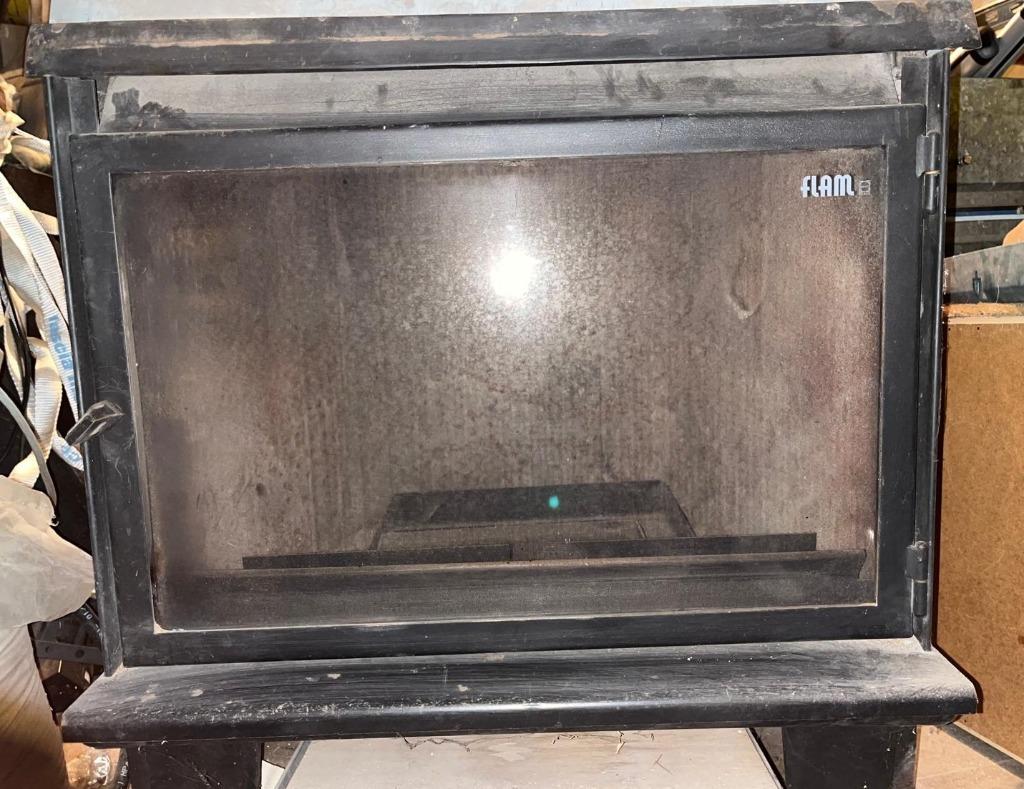 poel a bois Flam, Neuf, Encastré, Enlèvement, Bois