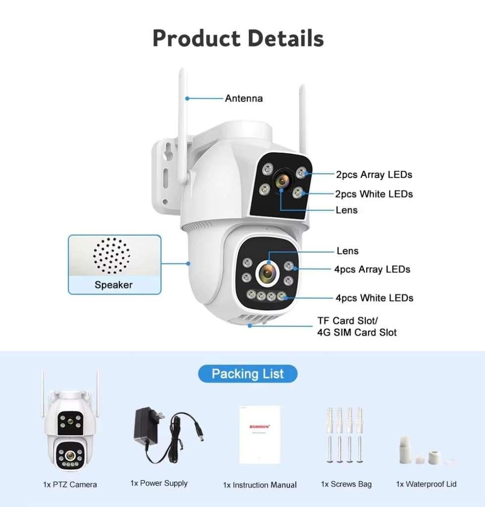 Bewakingscamera voor buiten., Enlèvement ou Envoi, Neuf, Caméra extérieure