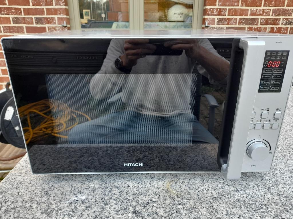 Microgolf +grill Hitachi, Elektronische apparatuur, Microgolfovens, Ophalen, Gebruikt, Microgolfoven, Grill