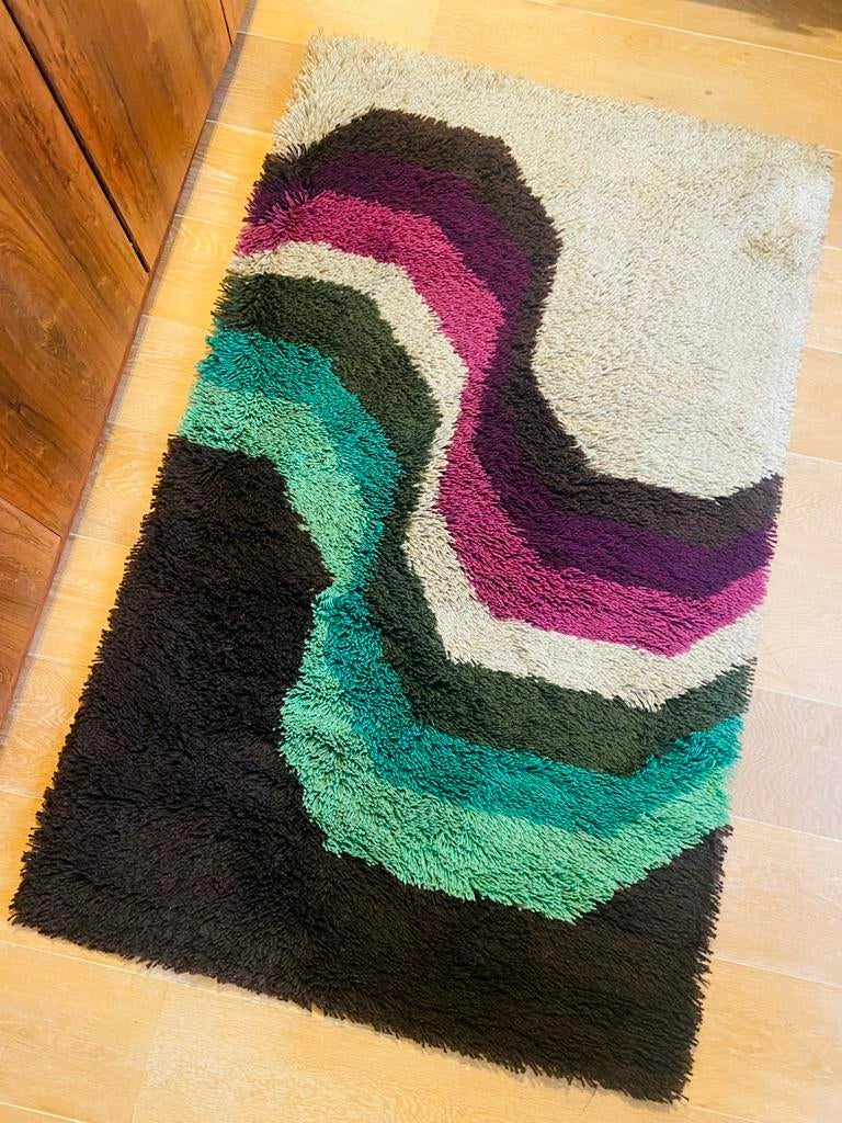 Tapis Desso (âge de l'espace, années 70), 150 à 200 cm, Enlèvement ou Envoi, Autres couleurs, 50 à 100 cm