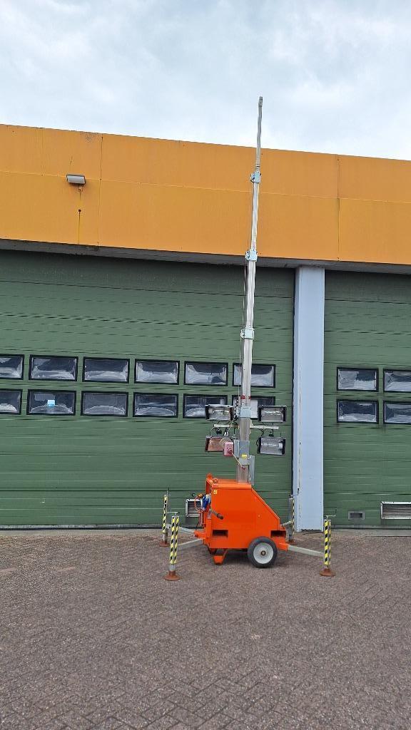 Lichtmast 230V 4x400W HQI Towerlight, Linktower HQI, Ophalen, Gebruikt, 500 watt of meer, Overige typen
